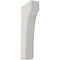 Ekena Millwork 1 3/4"W x 4"D x 10"H Clarksville Wood Vintage Decor Bracket, Chalk Dust White BKTWD02X04X10CVWH - alternate 1